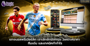 แทงบอลพรีเมียร์ลีก เจาะลึกลีกอังกฤษ วิเคราะห์ราคา ทีมเด่น และเทคนิคทำกำไร