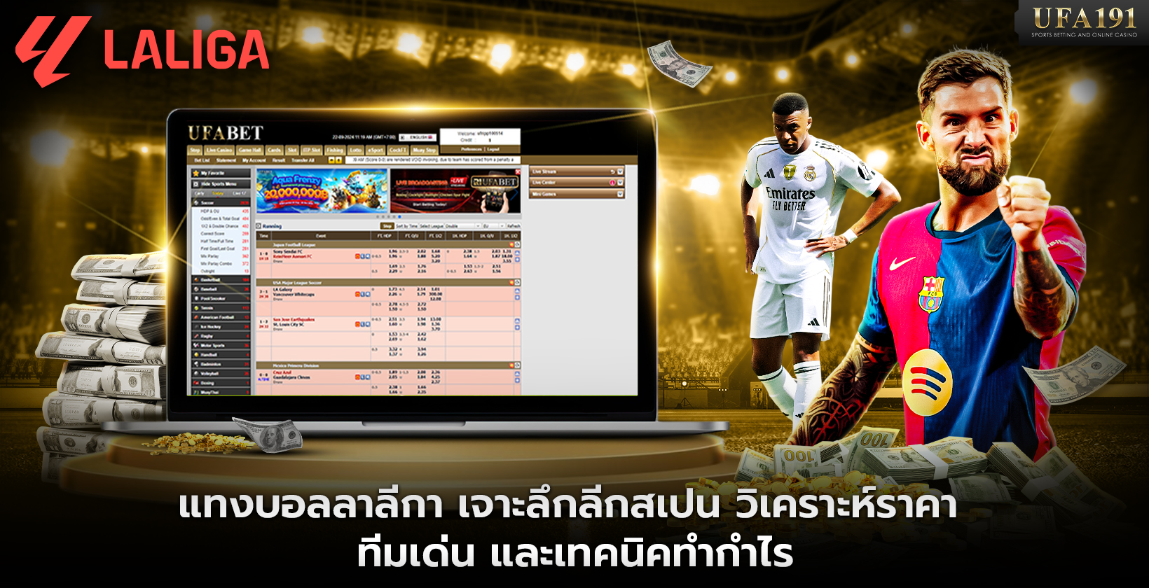แทงบอลลาลีกา เจาะลึกลีกสเปน